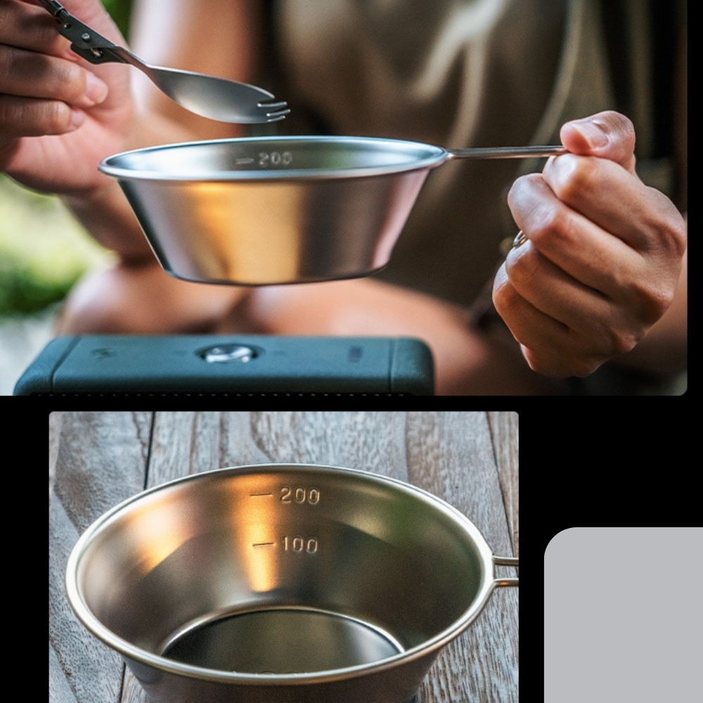 Bestargot 300ml Titanium Sierra Cup – Ultralight outdoor cup for camping, trekking &amp; hobo stove