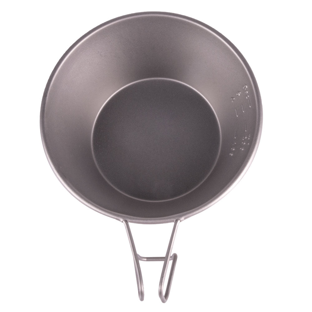 Bestargot 300ml Titanium Sierra Cup – Ultralight outdoor cup for camping, trekking &amp; hobo stove